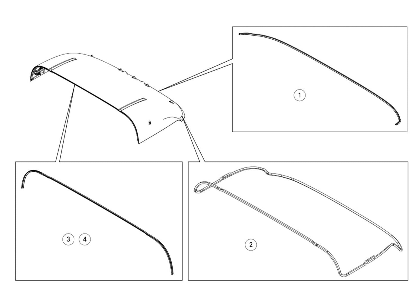 6032 Exterior Trim - Weatherstrip